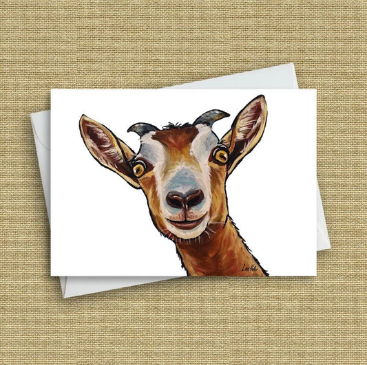Goat Card 'Dub' Greeting Card