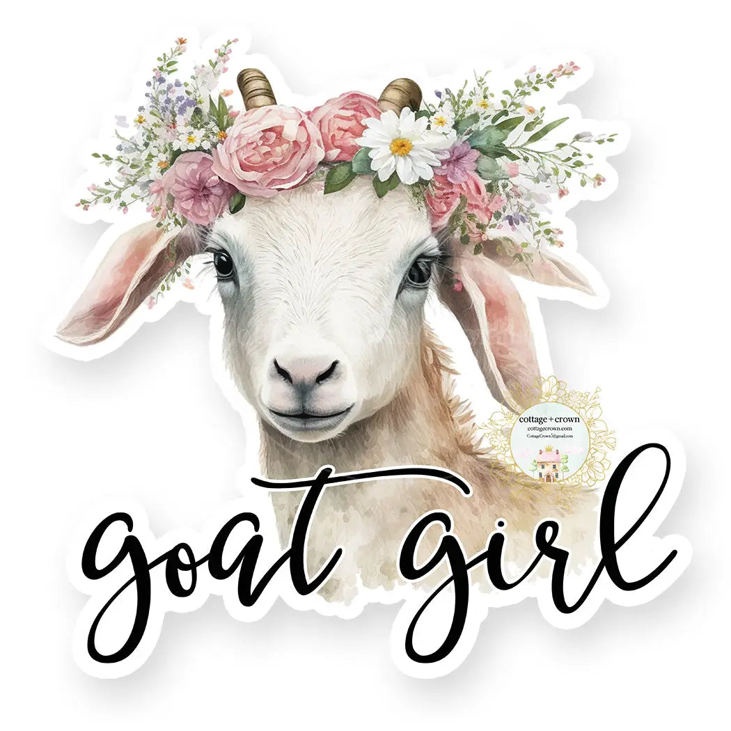 Goat Girl Vinyl Decal Sticker