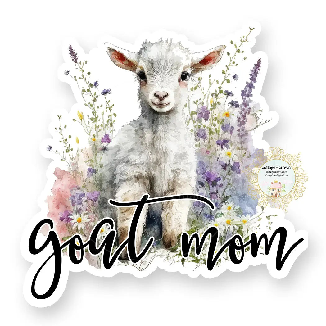 Goat Mom Vinyl Decal Sticker