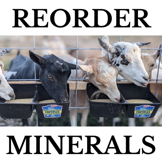 Reorder Minerals for the Mineral Buffet