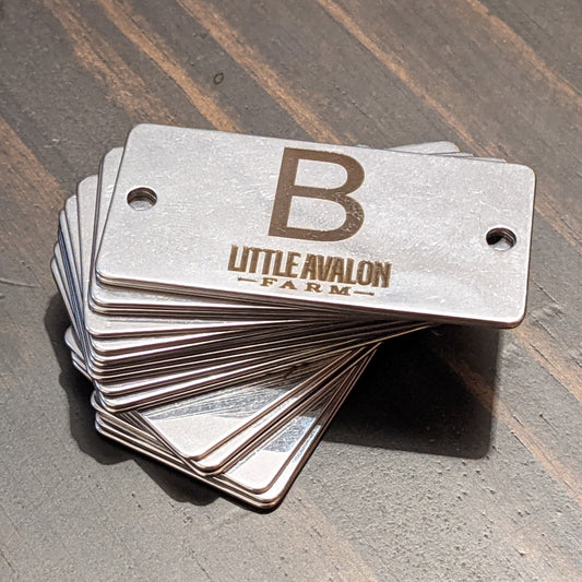 Stainless Steel Mineral Identification Tags