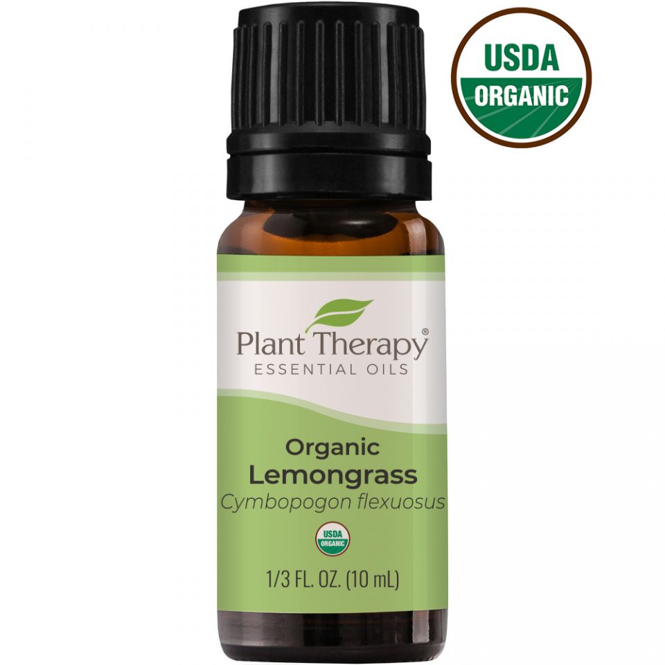 Plant Therapy© Organic Lemongrass Essential Oil 10ml